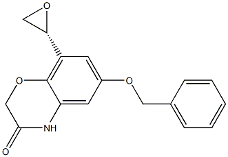 (R)-6-Benzyloxy-8-(oxiran-2-yl)-4H-benzo[1,4]oxazin-3-one CAS#: 869478-12-6