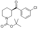 (R)-tert-butyl 3-(3-chlorobenzoyl)piperidine-1-carboxylate CAS#: 884512-09-8