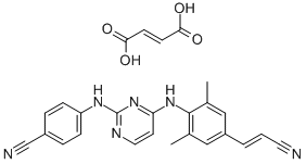 RILPIVIRINE FUMARATE SALT [1:1] CAS#: 877817-88-4