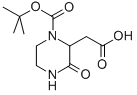 (R,S)-4-BOC-3-CARBOXYMETHYL-PIPERAZIN-2-ONE CAS#: 863307-54-4
