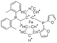 (S)-1-{(R)-2-[DI(2-FURYL)PHOSPHINO]FERROCENYL}ETHYLBIS(2-METHYLPHENYL)PHOSPHINE CAS#: 849924-74-9