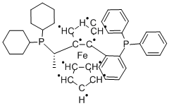 (S)-1-{(S)-2-[2-(DIPHENYLPHOSPHINO)PHENYL]-FERROCENYL}ETHYLDICYCLOHEXYLPHOSPHINE CAS#: 849925-19-5