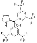 (S)-2-{Bis[3,5-bis(trifluoromethyl)phenyl]hydroxymethyl}pyrrolidine CAS#: 848821-76-1