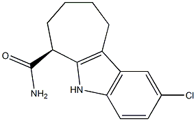 (S)-2-chloro-5,6,7,8,9,10-hexahydrocyclohepta[b]indole-6-carboxaMide CAS#: 848193-72-6