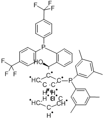 (S)-(-)-[(S)-2-DI(3,5-XYLYL)PHOSPHINOFERROCENYL][2-DI(4-TRIFLUOROMETHYLPHENYL)PHOSPHINOPHENYL]METHANOL CAS#: 851308-48-0