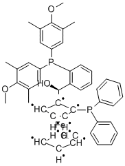 (S)-(-)-[(S)-2-DIPHENYLPHOSPHINOFERROCENYL][2-BIS(3,5-DIMETHYL-4-METHOXYPHENYL)PHOSPHINOPHENYL]METHANOL CAS#: 851308-47-9