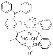 (S)-(+)-[(S)-2-Diphenylphosphinoferrocenyl] (N,N-dimethylamino) (2-diphenylphosphinophenyl)methane, min. 97% TANIAPHOS CAS#: 850444-36-9