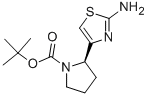 (S)-tert-butyl 2-(2-aminothiazol-4-yl)pyrrolidine-1-carboxylate CAS#: 871716-68-6