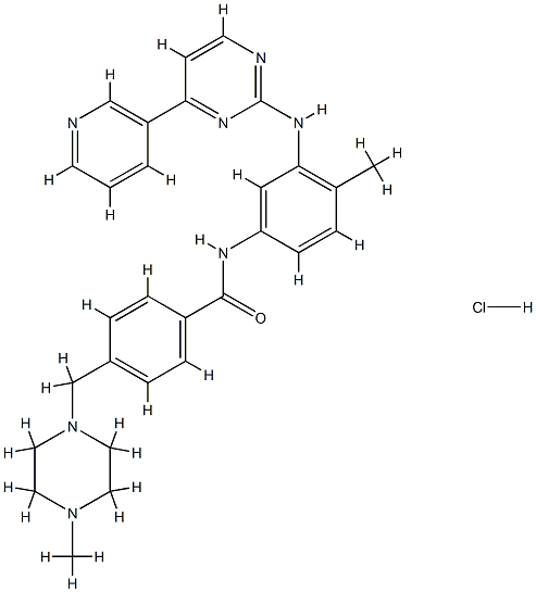 STI-571 hydrochloride CAS#: 862366-25-4