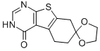 Spiro[[1]benzothieno[2,3-d]pyrimidine-7(4H),2'-[1,3]dioxolan]-4-one, 1,5,6,8-tetrahydro- CAS#: 835632-37-6