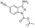 TERT-BUTYL 3-AMINO-5-CYANO-1H-INDAZOLE-1-CARBOXYLATE CAS#: 871709-87-4