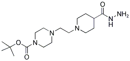 TERT-BUTYL 4-(2-[4-(HYDRAZINOCARBONYL)PIPERIDINO]ETHYL)TETRAHYDRO-1(2H)-PYRAZINECARBOXYLATE CAS#: 874831-75-1