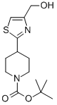 TERT-BUTYL 4-[4-(HYDROXYMETHYL)-1,3-THIAZOL-2-YL]PIPERIDINE-1-CARBOXYLATE CAS#: 864068-79-1