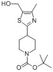 TERT-BUTYL 4-[5-(HYDROXYMETHYL)-4-METHYL-1,3-THIAZOL-2-YL]TETRAHYDRO-1(2H)-PYRIDINECARBOXYLATE CAS#: 857283-66-0