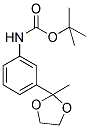TERT-BUTYL N-[3-(2-METHYL-1,3-DIOXOLAN-2-YL)PHENYL]CARBAMATE CAS#: 886361-42-8