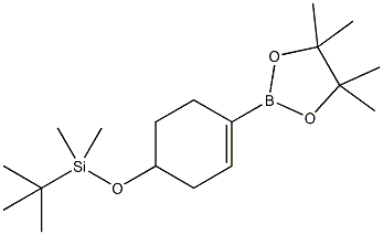 TERT-BUTYLDIMETHYL(4-(4,4,5,5-TETRAMETHYL-1,3,2-DIOXABOROLAN-2-YL)CYCLOHEX-3-ENYLOXY)SILANE CAS#: 865869-27-8