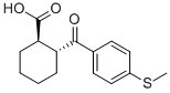 TRANS-2-(4-THIOMETHYLBENZOYL)CYCLOHEXANE-1-CARBOXYLIC ACID CAS#: 844856-85-5