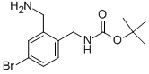 Tert-butyl 2-(aminomethyl)-4-bromobenzylcarbamate CAS#: 885269-64-7
