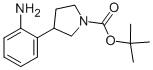 Tert-butyl 3-(2-aminophenyl)pyrrolidine-1-carboxylate CAS#: 885270-26-8