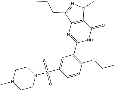 Thioaildenafil CAS#: 856190-47-1