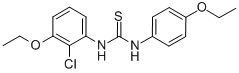 Thiourea, N-(2-chloro-3-ethoxyphenyl)-N'-(4-ethoxyphenyl)- CAS#: 873998-64-2