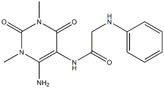 Uracil, 6-amino-5-(2-anilinoacetamido)-1,3-dimethyl- (5CI) CAS#: 857474-92-1