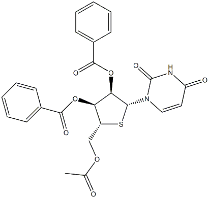 Uridine, 4'-thio-, 5'-acetate 2',3'-dibenzoate (9CI) CAS#: 868235-18-1