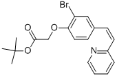 Z-[2-BROMO-4-(2-PYRIDIN-3-YL-VINYL)-PHENOXY]-ACETIC ACID TERT-BUTYL ESTER CAS#: 850411-11-9