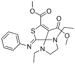 (Z)-(DIMETHYL 1,4-DIETHYL-6-PHENYLIMINO)-7-THIA-1,4-DIAZASPIRO[4.4]NON-8-ENE-8,9-DICARBOXYLATE CAS#: 885722-22-5