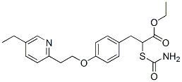 a-[(Aminocarbonyl)thio]-4-[2-(5-ethyl-2-pyridinyl)ethoxy]benzenepropanoic Acid Ethyl Ester CAS#: 868754-41-0