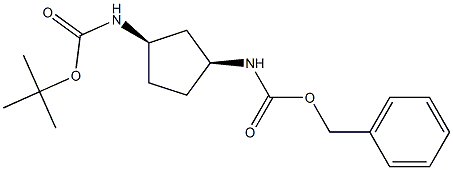 cis-1-(Boc-aMino)-3-(Cbz-aMino)cyclopentane CAS#: 881891-89-0