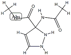 -delta-3-5-Pyrazolinecarboxylic acid, 5-acetamido-, methyl ester (3CI) CAS#: 856058-69-0