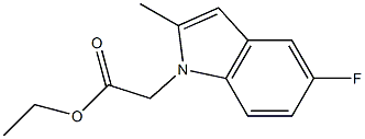 ethyl 2-(5-fluoro-2-Methyl-1H-indol-1-yl)acetate CAS#: 851460-85-0