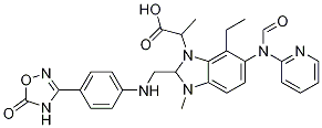ethyl 3-(1-Methyl-2-((4-(5-oxo-4,5-dihydro-1,2,4-oxadiazol-3-yl)phenylaMino)Methyl)-N-(pyridin-2-yl)-1H-benzo[d]iMidazole-5-carboxaMido)propanoate CAS#: 872728-84-2