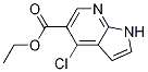 ethyl 4-chloro-1H-pyrrolo[2,3-b]pyridine-5-carboxylate CAS#: 885500-55-0