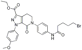 ethyl 6-(4-(5-broMopentanaMido)phenyl)-1-(4-Methoxyphenyl)-7-oxo-4,5,6,7-tetrahydro-1H-pyrazolo[3,4-c]pyridine-3-carboxylate CAS#: 881386-12-5
