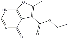 ethyl 6-methyl-4-oxo-1,4-dihydrofuro[2,3-d]pyrimidine-5-carboxylate CAS#: 848316-19-8