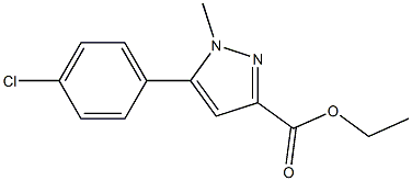 ethyl-n-Methyl-5-(4-chlorophenyl)-pyrazole-3-carboxylate CAS#: 864426-88-0