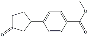 methyl 4-(3-oxocyclopentyl)benzoate CAS#: 872613-90-6