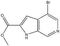 methyl 4-bromo-1H-pyrrolo[2,3-c]pyridine-2-carboxylate CAS#: 870235-32-8