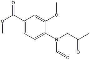 methyl 4-[formyl-(2-oxopropyl)amino]-3-methoxybenzoate CAS#: 870837-20-0