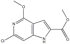 methyl 6-chloro-4-methoxy-1H-pyrrolo[3,2-c]pyridine-2-carboxylate CAS#: 871583-21-0