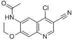 n-(4-Chloro-3-cyano-7-ethoxy-6-quinolinyl) acetamide CAS#: 848133-76-6