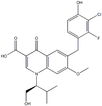 para-Hydroxy Elvitegravir (Elvitegravir M1) CAS#: 870648-10-5