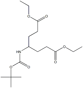 t-Butyl 1,5-di(ethoxycarbonyl)pentan-3-ylcarbamate CAS#: 848242-87-5