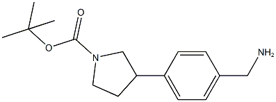 tert-Butyl 3-(4-(aminomethyl)phenyl)pyrrolidine-1-carboxylate CAS#: 885270-22-4