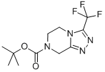 tert-Butyl 3-(trifluoromethyl)-5,6-dihydro-[1,2,4]triazolo[4,3-a]pyrazine-7(8H)-carboxylate CAS#: 877402-43-2