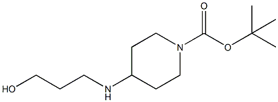tert-Butyl 4-(3-hydroxypropylamino)piperidine-1-carboxylate CAS#: 864655-26-5