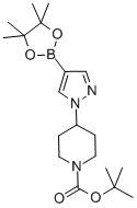 tert-Butyl 4-[4-(4,4,5,5-tetramethyl-1,3,2-dioxaborolan-2-yl)-1H-pyrazol-1-yl]piperidine-1-carboxylate CAS#: 877399-74-1