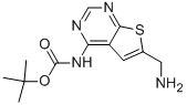 tert-Butyl 6-(aminomethyl)thieno[2,3-d]pyrimidin-4-ylcarbamate CAS#: 885269-06-7